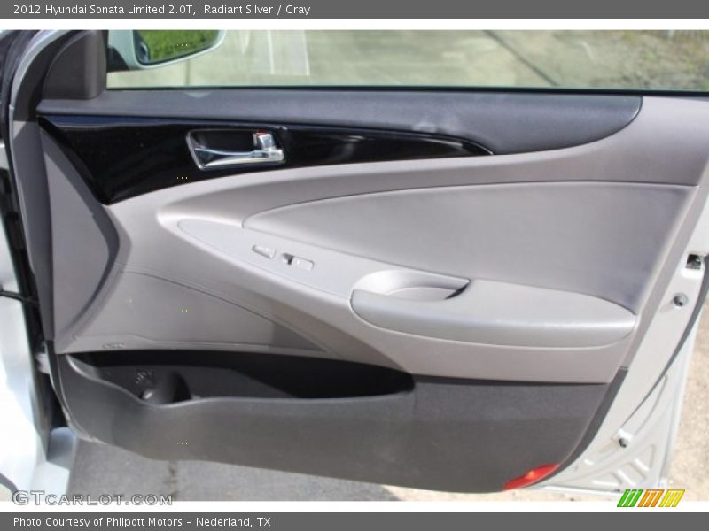Radiant Silver / Gray 2012 Hyundai Sonata Limited 2.0T