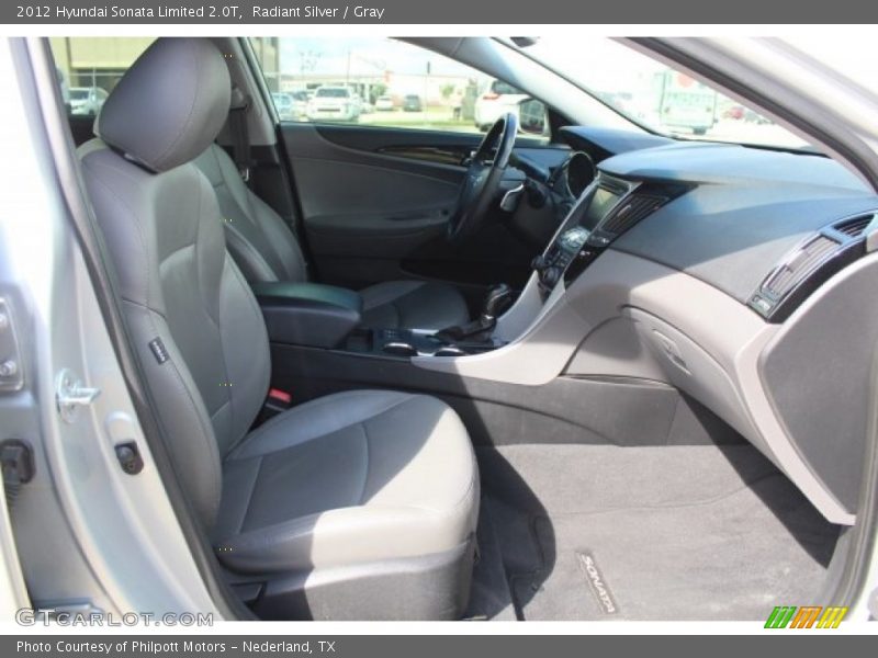 Radiant Silver / Gray 2012 Hyundai Sonata Limited 2.0T