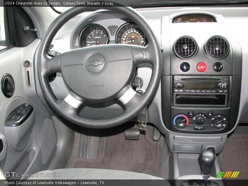 Galaxy Silver Metallic / Gray 2004 Chevrolet Aveo LS Sedan