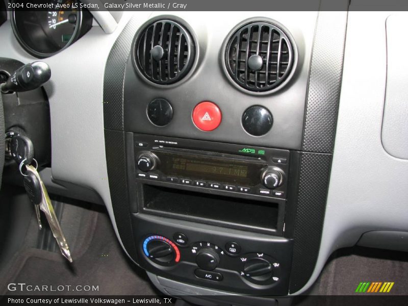 Galaxy Silver Metallic / Gray 2004 Chevrolet Aveo LS Sedan