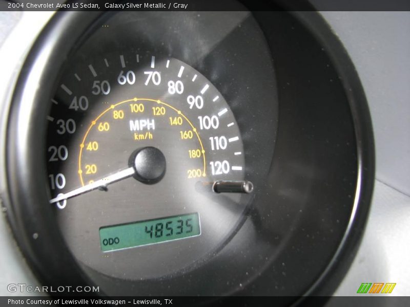 Galaxy Silver Metallic / Gray 2004 Chevrolet Aveo LS Sedan