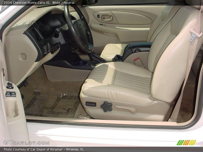 White / Neutral 2004 Chevrolet Monte Carlo SS