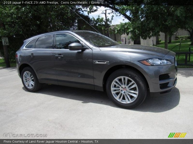 Corris Grey Metallic / Ebony 2018 Jaguar F-PACE 25t AWD Prestige