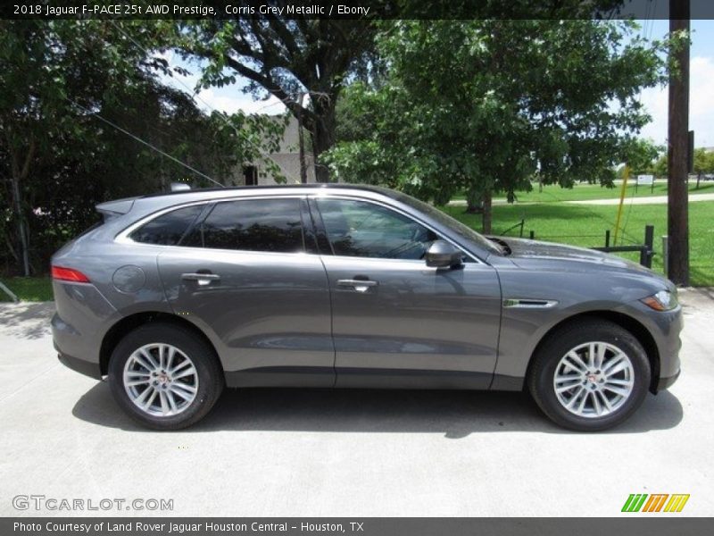 Corris Grey Metallic / Ebony 2018 Jaguar F-PACE 25t AWD Prestige