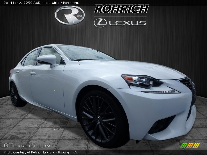 Ultra White / Parchment 2014 Lexus IS 250 AWD