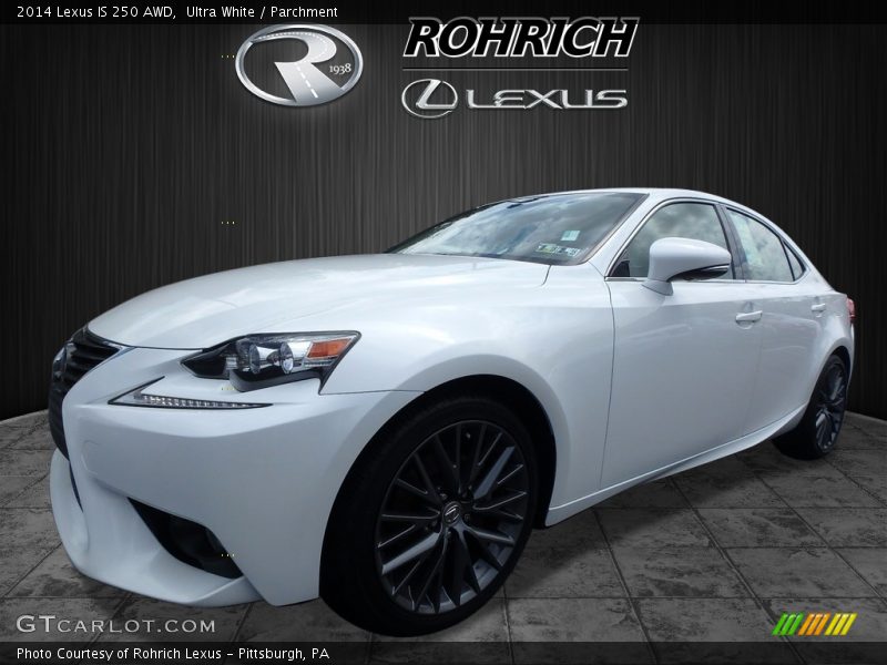 Ultra White / Parchment 2014 Lexus IS 250 AWD