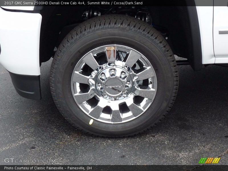 Summit White / Cocoa/Dark Sand 2017 GMC Sierra 2500HD Denali Crew Cab 4x4