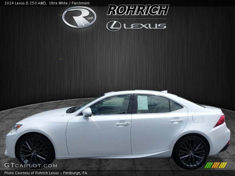Ultra White / Parchment 2014 Lexus IS 250 AWD