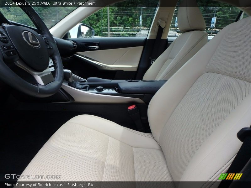 Ultra White / Parchment 2014 Lexus IS 250 AWD