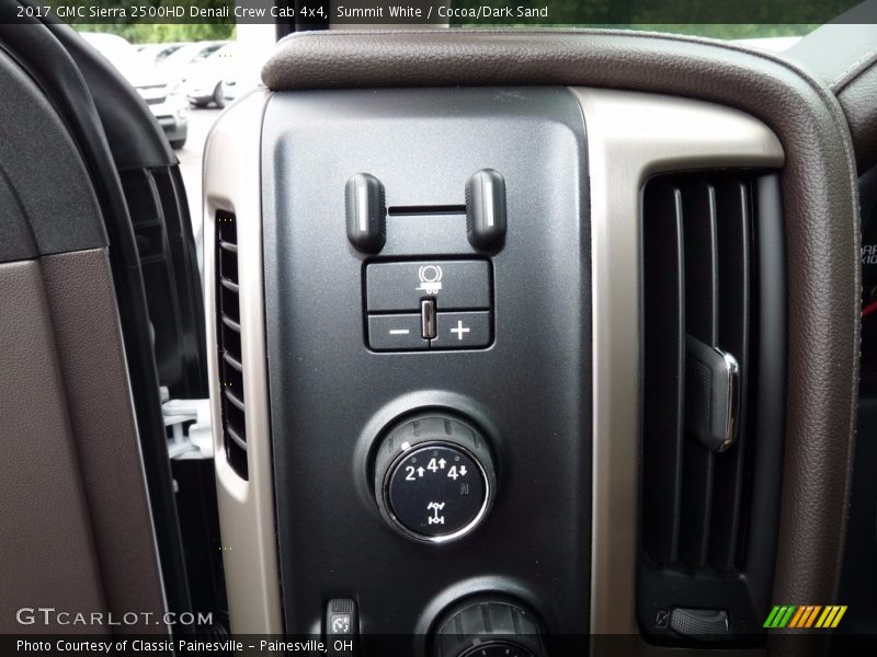 Summit White / Cocoa/Dark Sand 2017 GMC Sierra 2500HD Denali Crew Cab 4x4