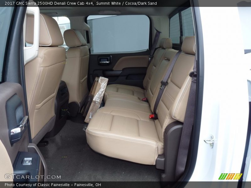 Summit White / Cocoa/Dark Sand 2017 GMC Sierra 2500HD Denali Crew Cab 4x4