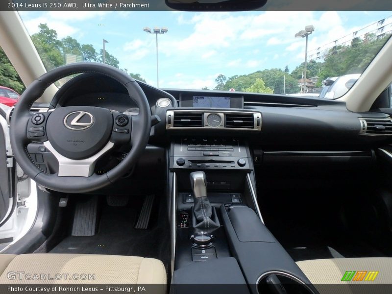 Ultra White / Parchment 2014 Lexus IS 250 AWD