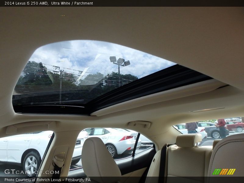 Ultra White / Parchment 2014 Lexus IS 250 AWD