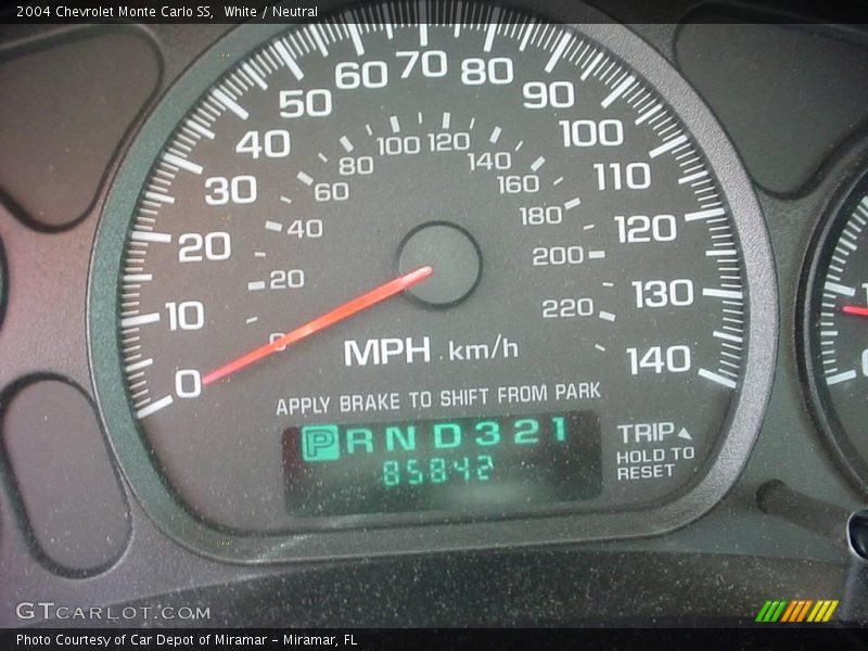 White / Neutral 2004 Chevrolet Monte Carlo SS