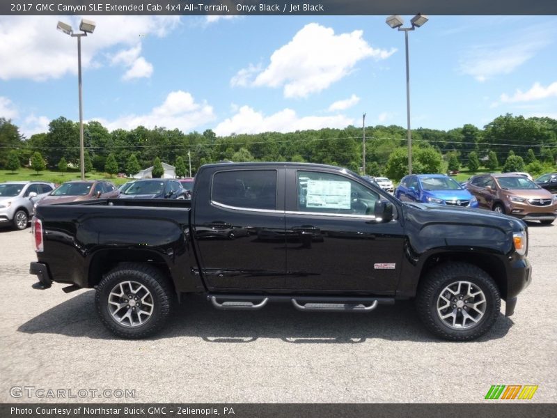  2017 Canyon SLE Extended Cab 4x4 All-Terrain Onyx Black