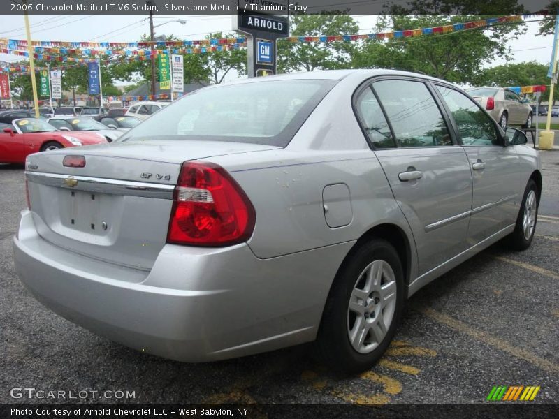 Silverstone Metallic / Titanium Gray 2006 Chevrolet Malibu LT V6 Sedan