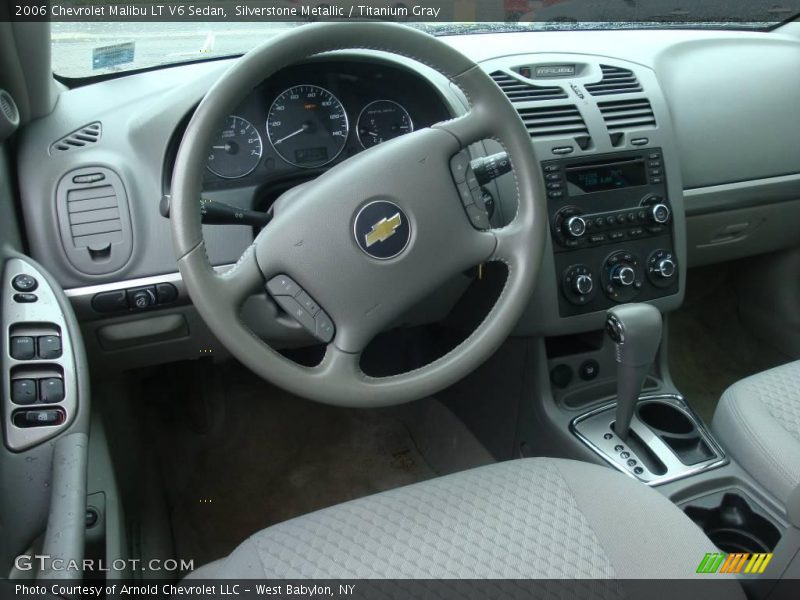 Silverstone Metallic / Titanium Gray 2006 Chevrolet Malibu LT V6 Sedan