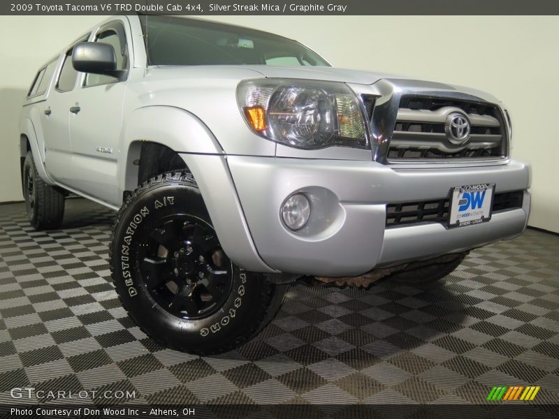Silver Streak Mica / Graphite Gray 2009 Toyota Tacoma V6 TRD Double Cab 4x4