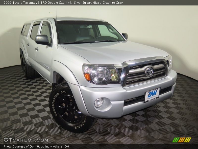 Silver Streak Mica / Graphite Gray 2009 Toyota Tacoma V6 TRD Double Cab 4x4