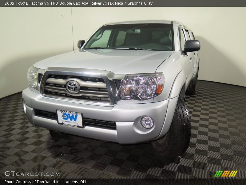 Silver Streak Mica / Graphite Gray 2009 Toyota Tacoma V6 TRD Double Cab 4x4