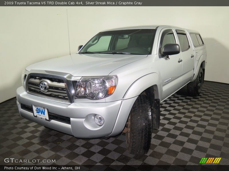 Silver Streak Mica / Graphite Gray 2009 Toyota Tacoma V6 TRD Double Cab 4x4
