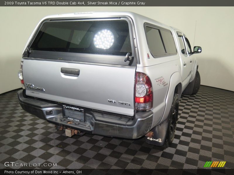 Silver Streak Mica / Graphite Gray 2009 Toyota Tacoma V6 TRD Double Cab 4x4