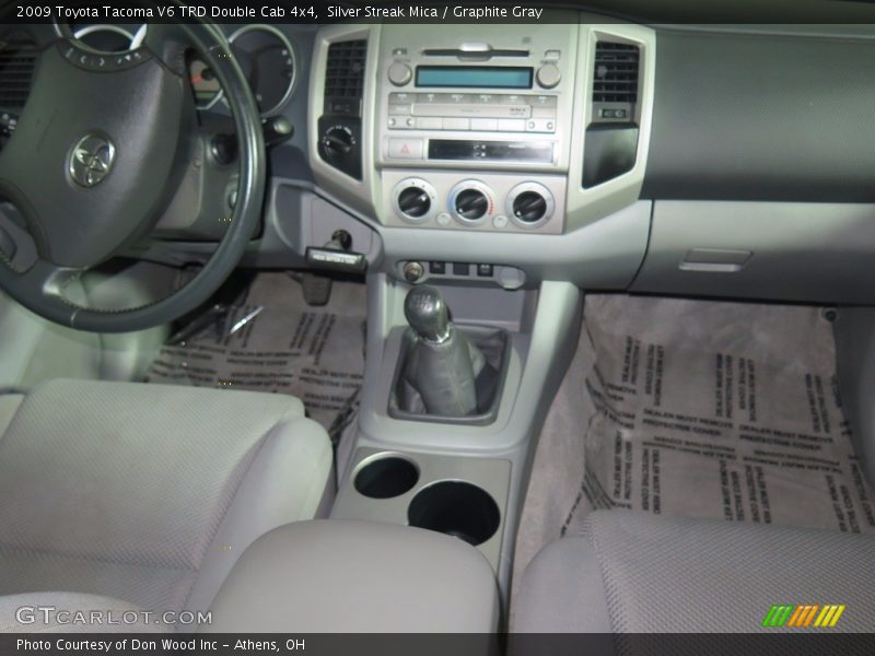 Silver Streak Mica / Graphite Gray 2009 Toyota Tacoma V6 TRD Double Cab 4x4