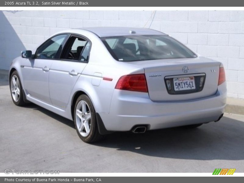 Satin Silver Metallic / Black 2005 Acura TL 3.2