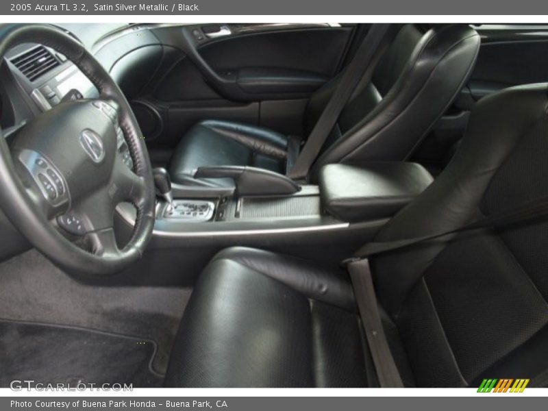 Satin Silver Metallic / Black 2005 Acura TL 3.2