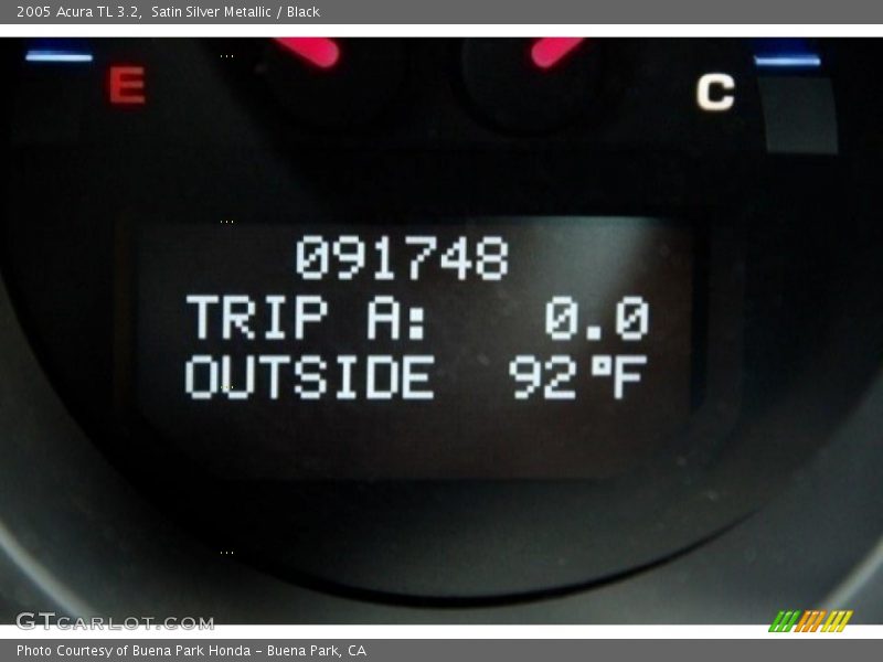 Satin Silver Metallic / Black 2005 Acura TL 3.2