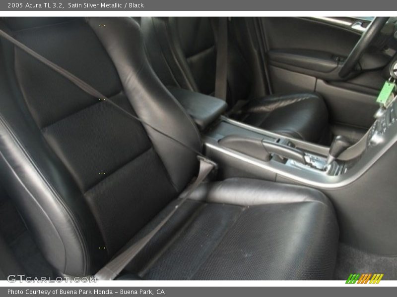 Satin Silver Metallic / Black 2005 Acura TL 3.2