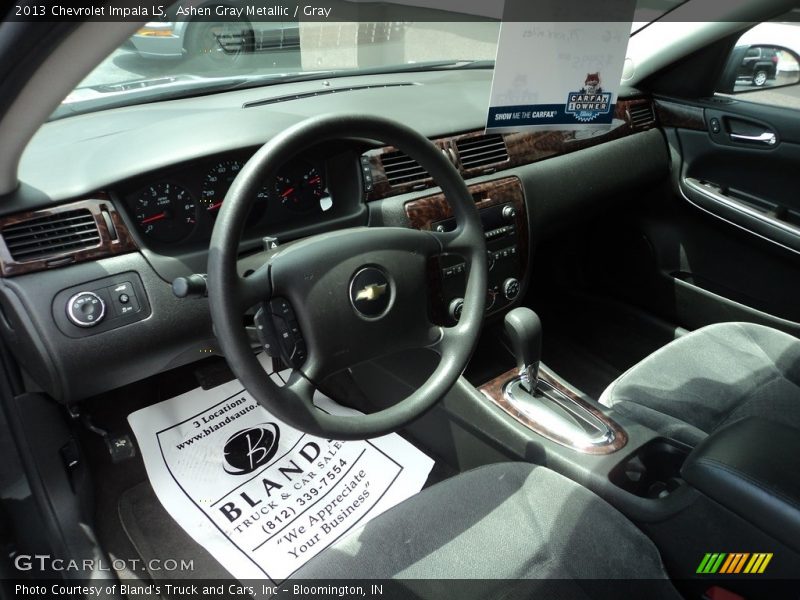 Ashen Gray Metallic / Gray 2013 Chevrolet Impala LS