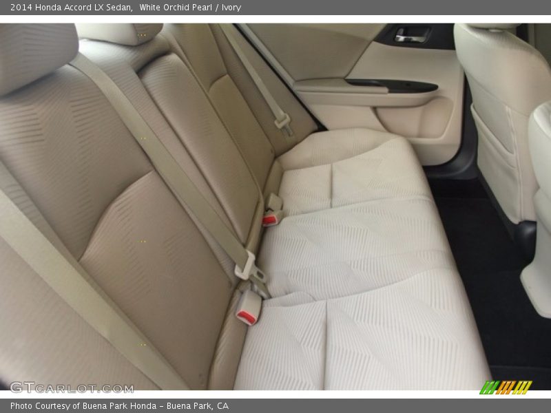 White Orchid Pearl / Ivory 2014 Honda Accord LX Sedan