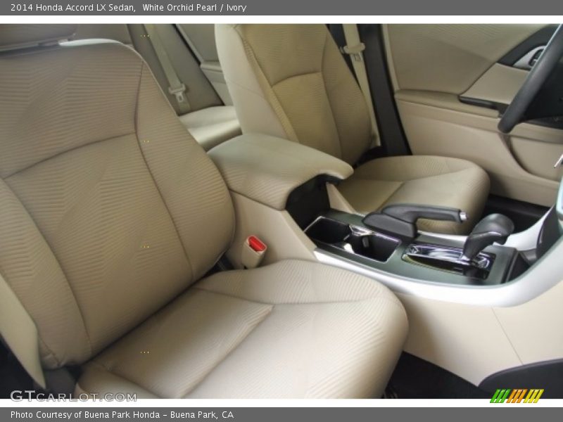 White Orchid Pearl / Ivory 2014 Honda Accord LX Sedan