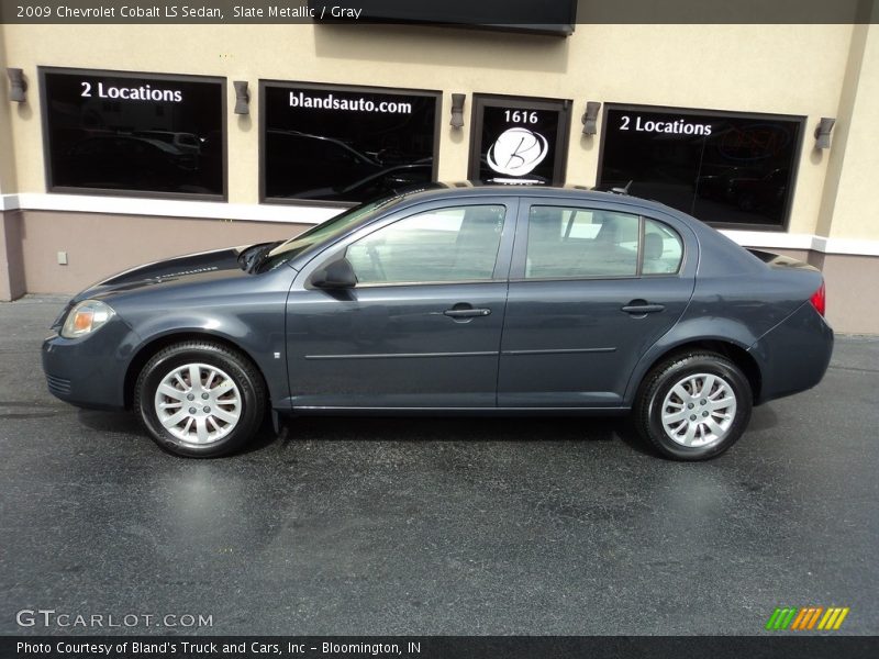 Slate Metallic / Gray 2009 Chevrolet Cobalt LS Sedan