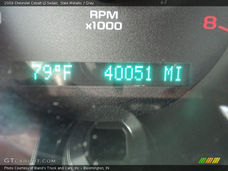 Slate Metallic / Gray 2009 Chevrolet Cobalt LS Sedan