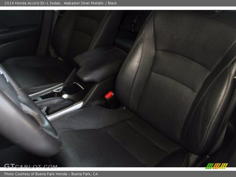Alabaster Silver Metallic / Black 2014 Honda Accord EX-L Sedan
