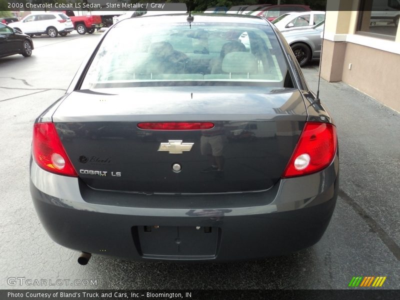 Slate Metallic / Gray 2009 Chevrolet Cobalt LS Sedan