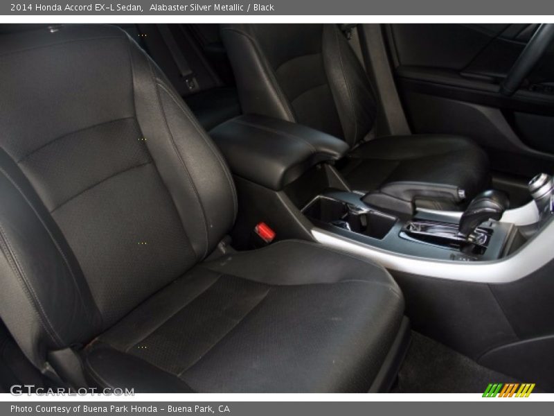Alabaster Silver Metallic / Black 2014 Honda Accord EX-L Sedan