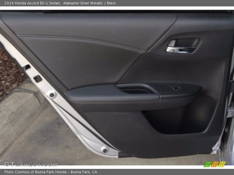 Alabaster Silver Metallic / Black 2014 Honda Accord EX-L Sedan
