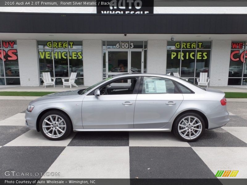 Florett Silver Metallic / Black 2016 Audi A4 2.0T Premium