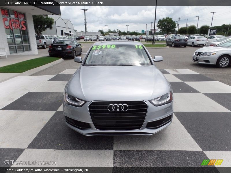 Florett Silver Metallic / Black 2016 Audi A4 2.0T Premium
