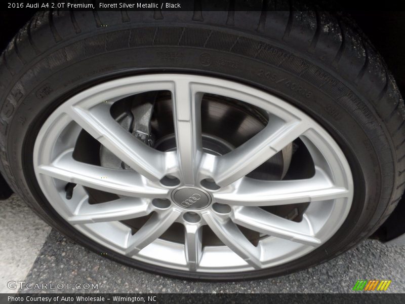 Florett Silver Metallic / Black 2016 Audi A4 2.0T Premium