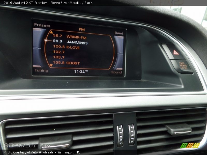 Florett Silver Metallic / Black 2016 Audi A4 2.0T Premium