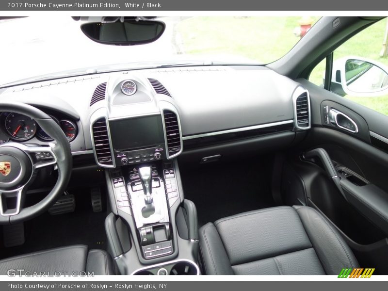 White / Black 2017 Porsche Cayenne Platinum Edition