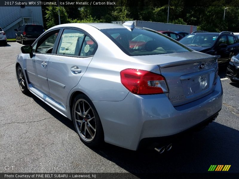 Ice Silver Metallic / Carbon Black 2017 Subaru WRX STI Limited