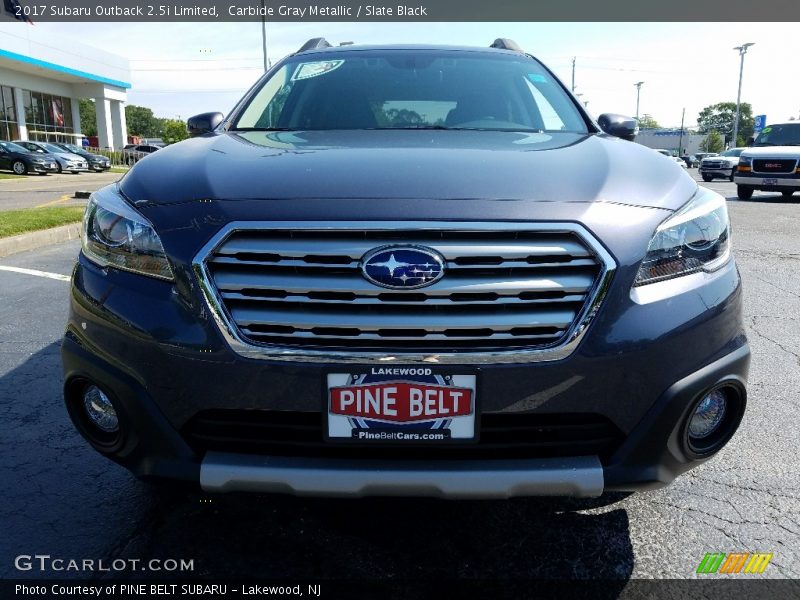 Carbide Gray Metallic / Slate Black 2017 Subaru Outback 2.5i Limited