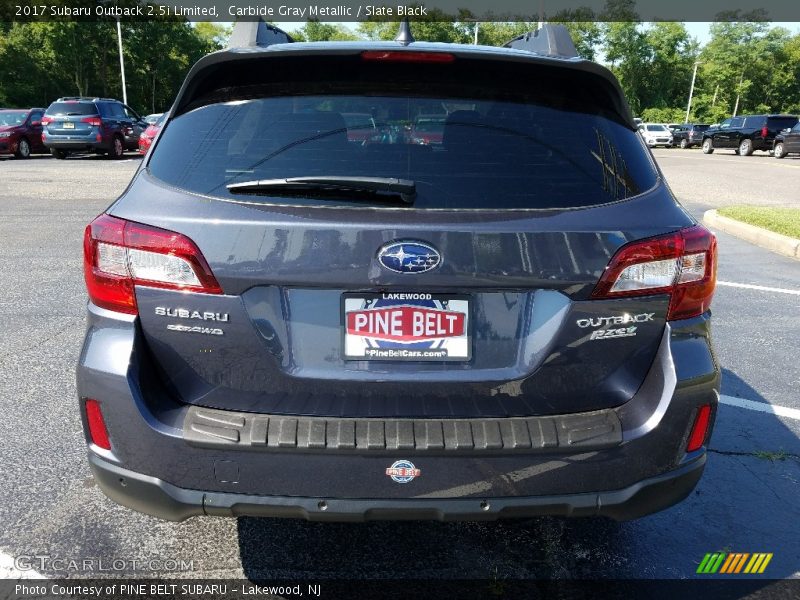 Carbide Gray Metallic / Slate Black 2017 Subaru Outback 2.5i Limited