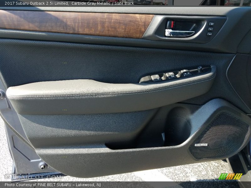 Carbide Gray Metallic / Slate Black 2017 Subaru Outback 2.5i Limited