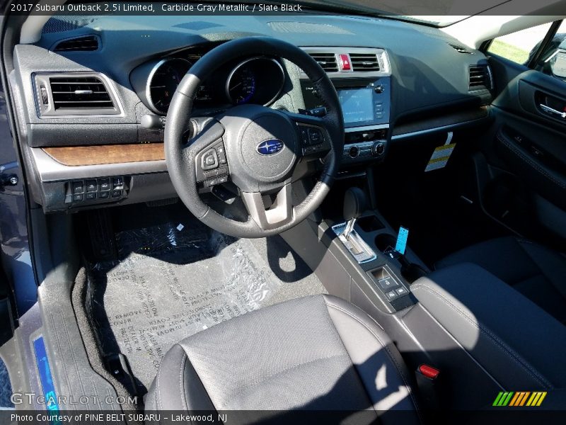 Carbide Gray Metallic / Slate Black 2017 Subaru Outback 2.5i Limited